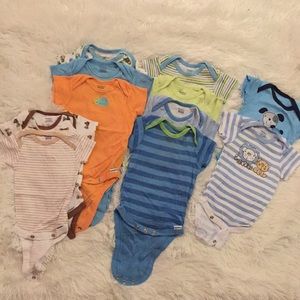 Misc infant boy onsies 0-3 months